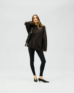 Represent Owners Club Relaxed Sweater - Black Coffee><noscript><img width=