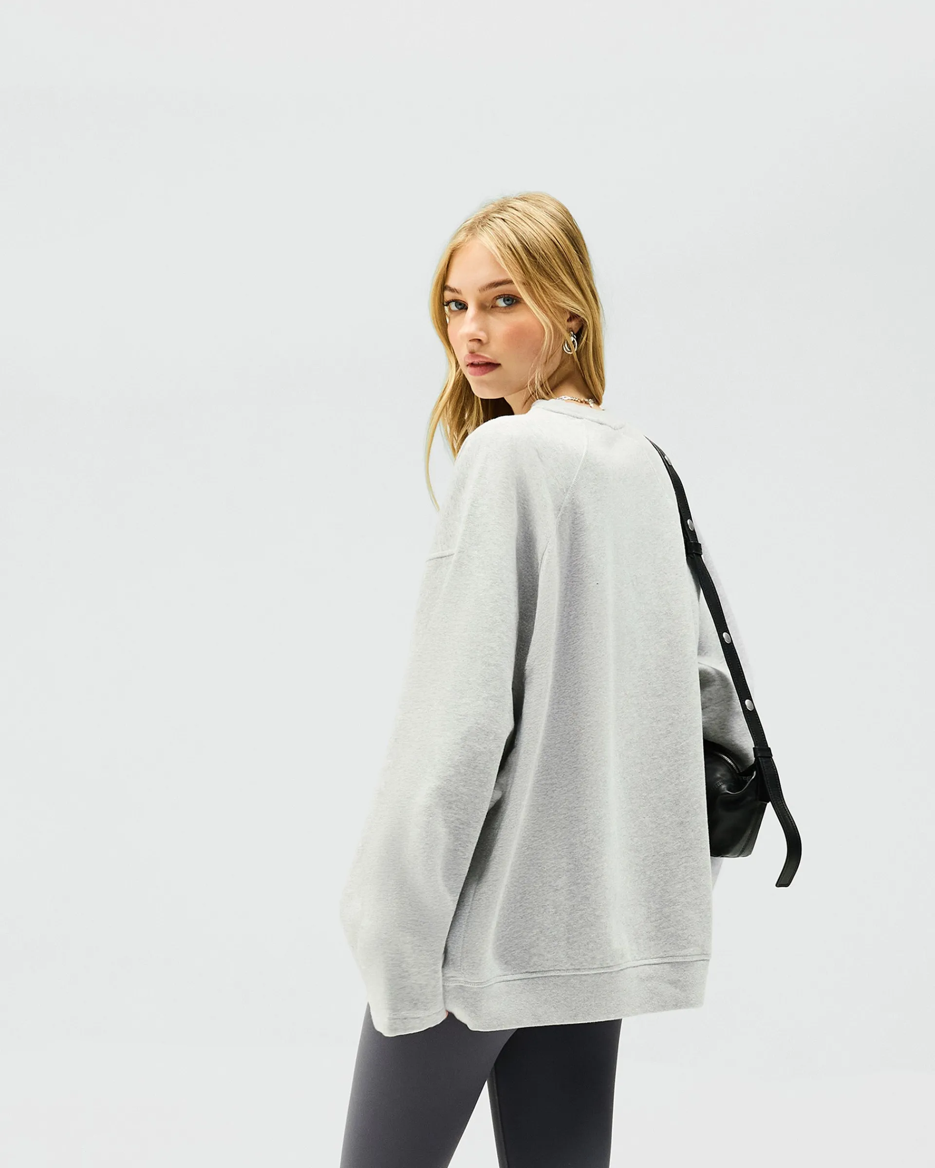 Represent Owners Club Relaxed Sweater - Grey Marl> Tops/Sweaters