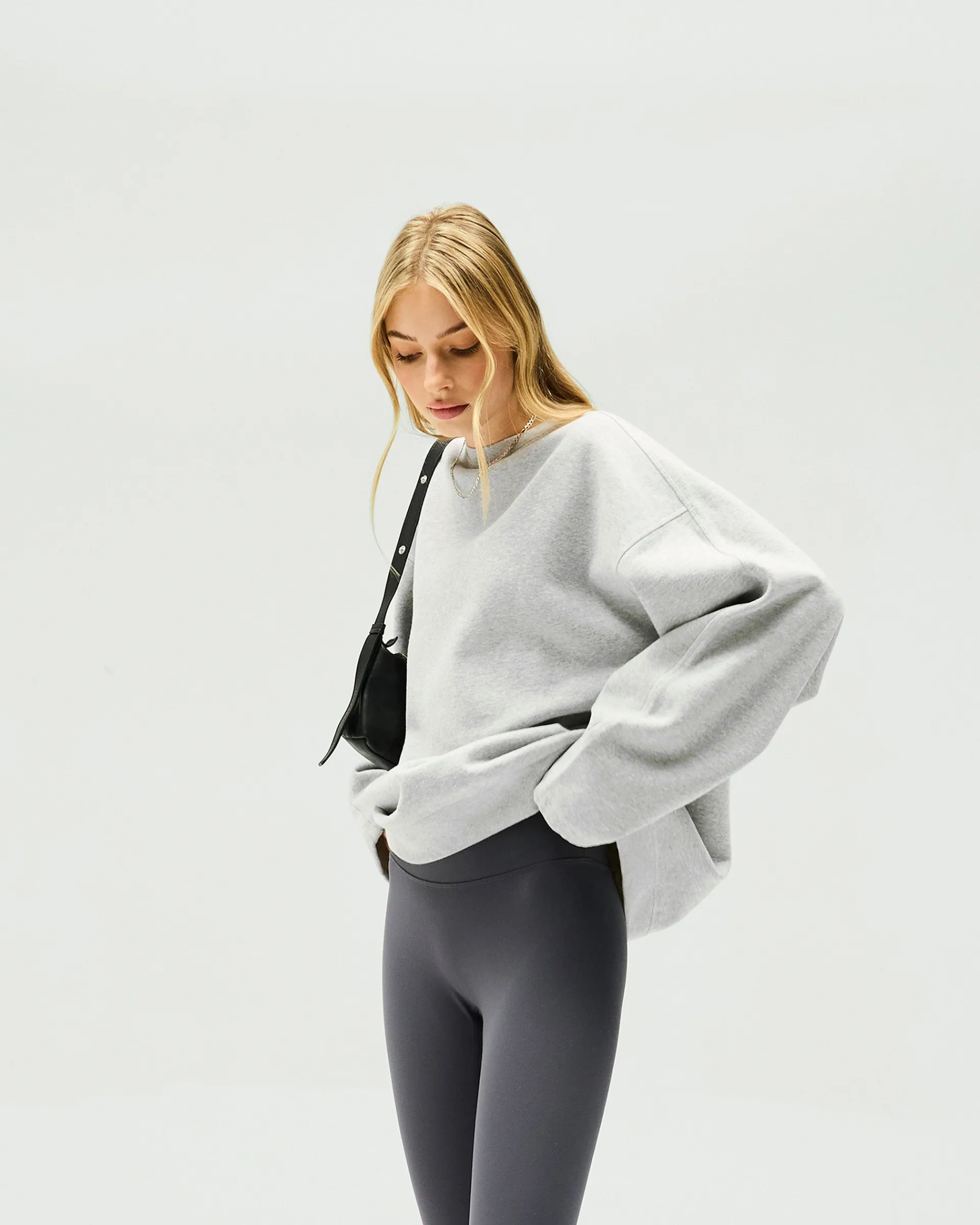 Represent Owners Club Relaxed Sweater - Grey Marl> Tops/Sweaters