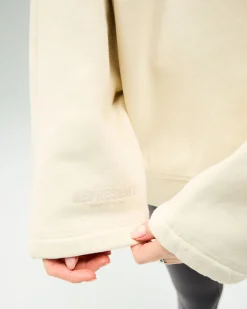 Represent Owners Club Relaxed Sweater - Oat Milk><noscript><img width=