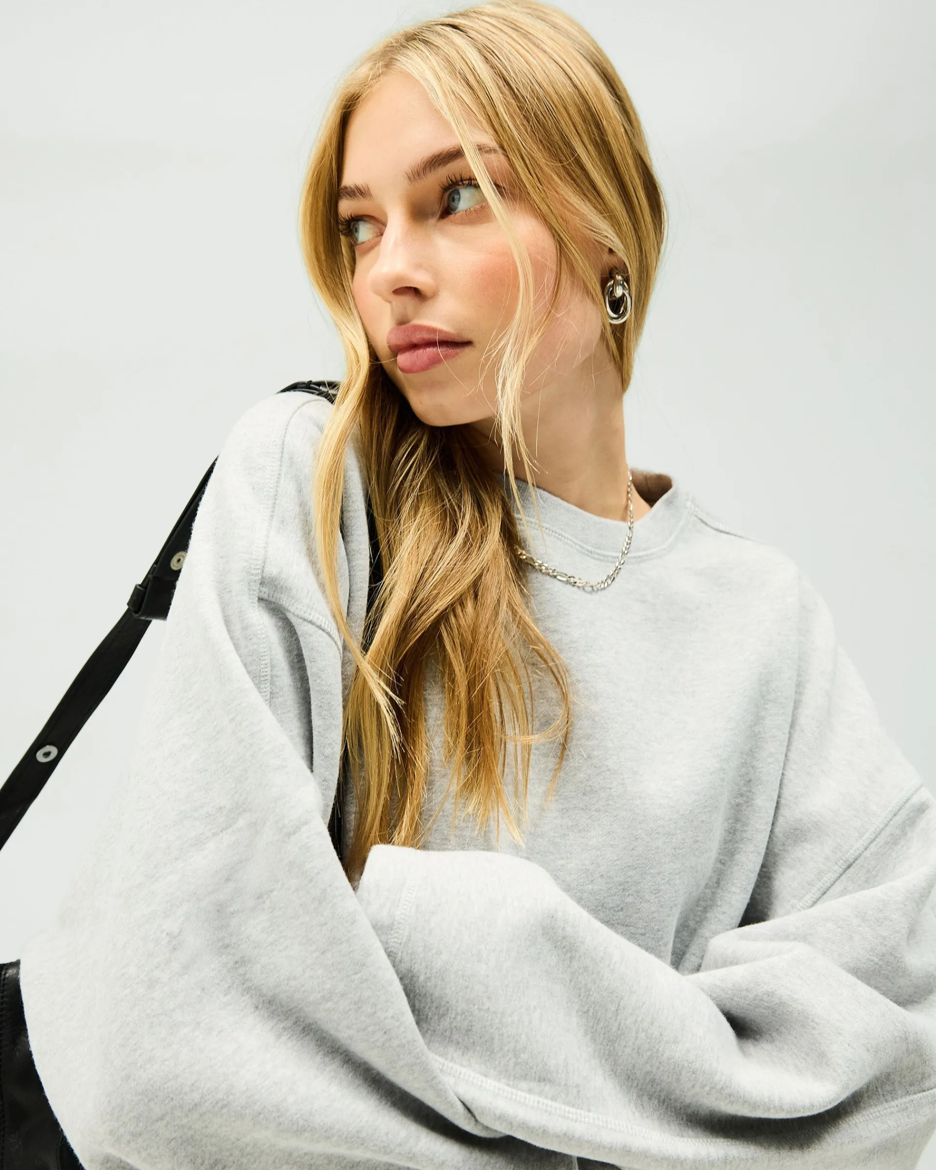 Represent Owners Club Relaxed Sweater - Grey Marl> Tops/Sweaters
