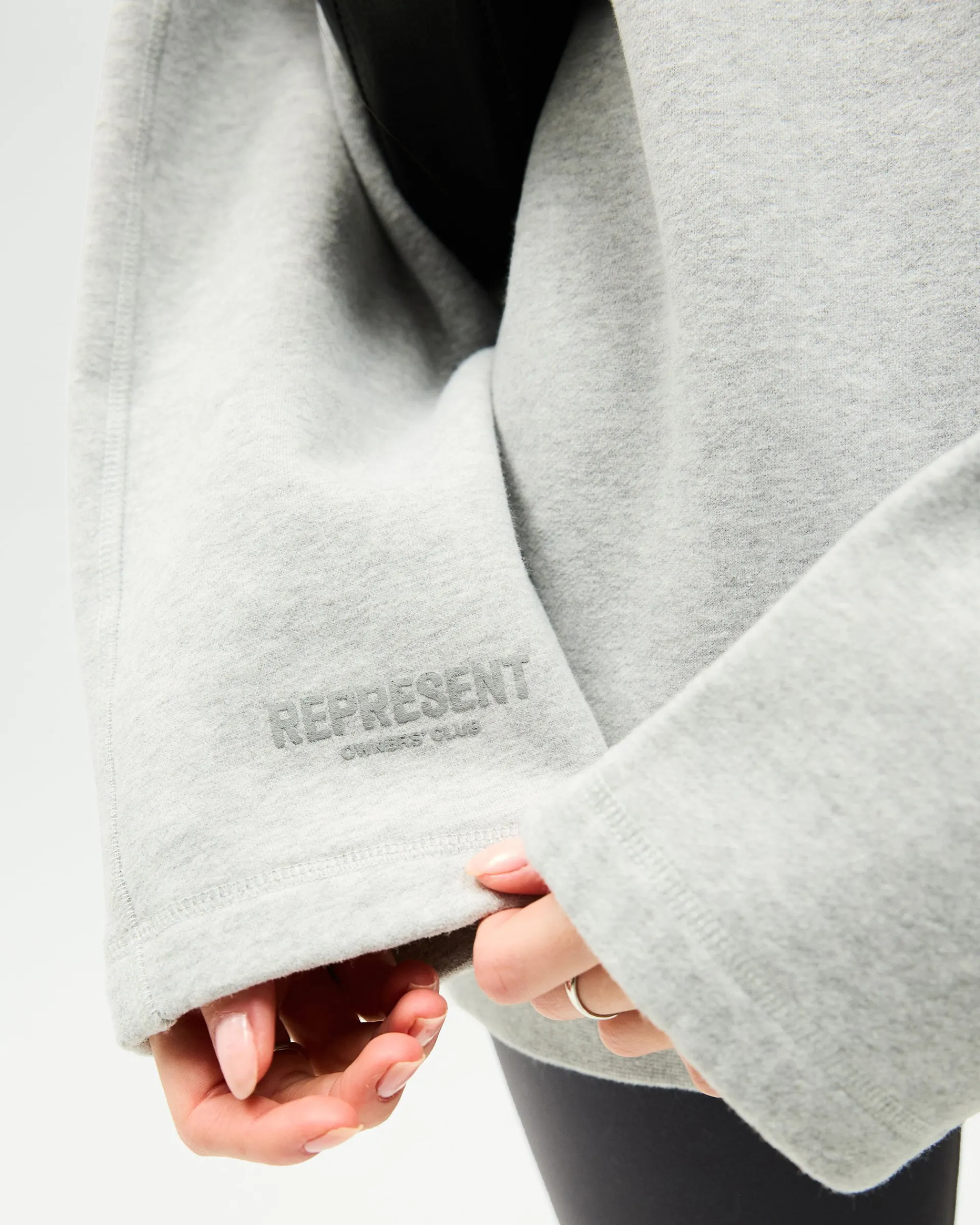 Represent Owners Club Relaxed Sweater - Grey Marl> Tops/Sweaters