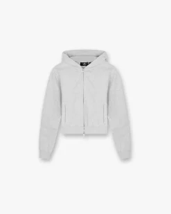 Represent Owners Club Slim Zip Hoodie - Grey Marl> Tops/Hoodies