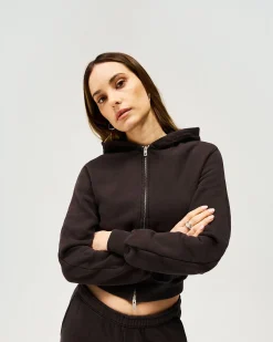 Represent Owners Club Slim Zip Hoodie - Black Coffee> Tops/Hoodies