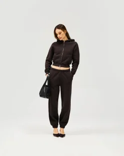 Represent Owners Club Slim Zip Hoodie - Black Coffee><noscript><img width=