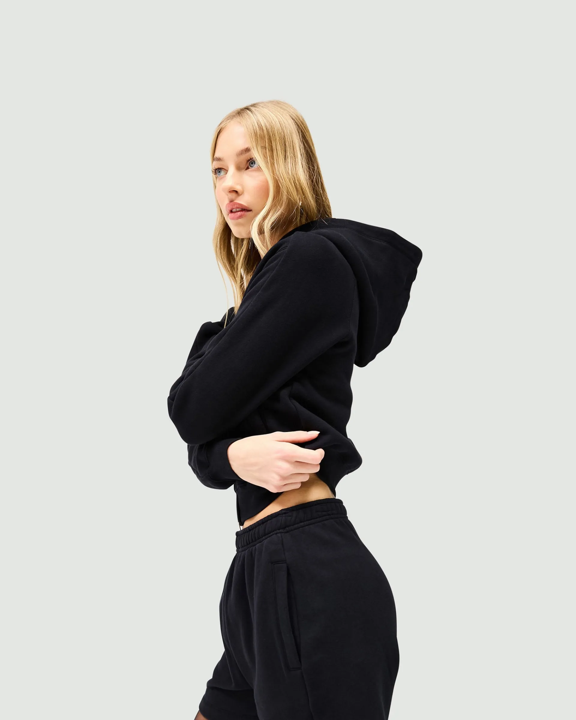 Represent Owners Club Slim Zip Hoodie - Jet Black> Tops/Hoodies