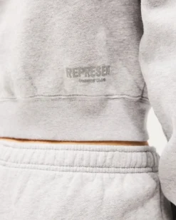 Represent Owners Club Slim Zip Hoodie - Grey Marl><noscript><img width=