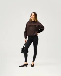 Represent Owners Club Sweater - Black Coffee><noscript><img width=