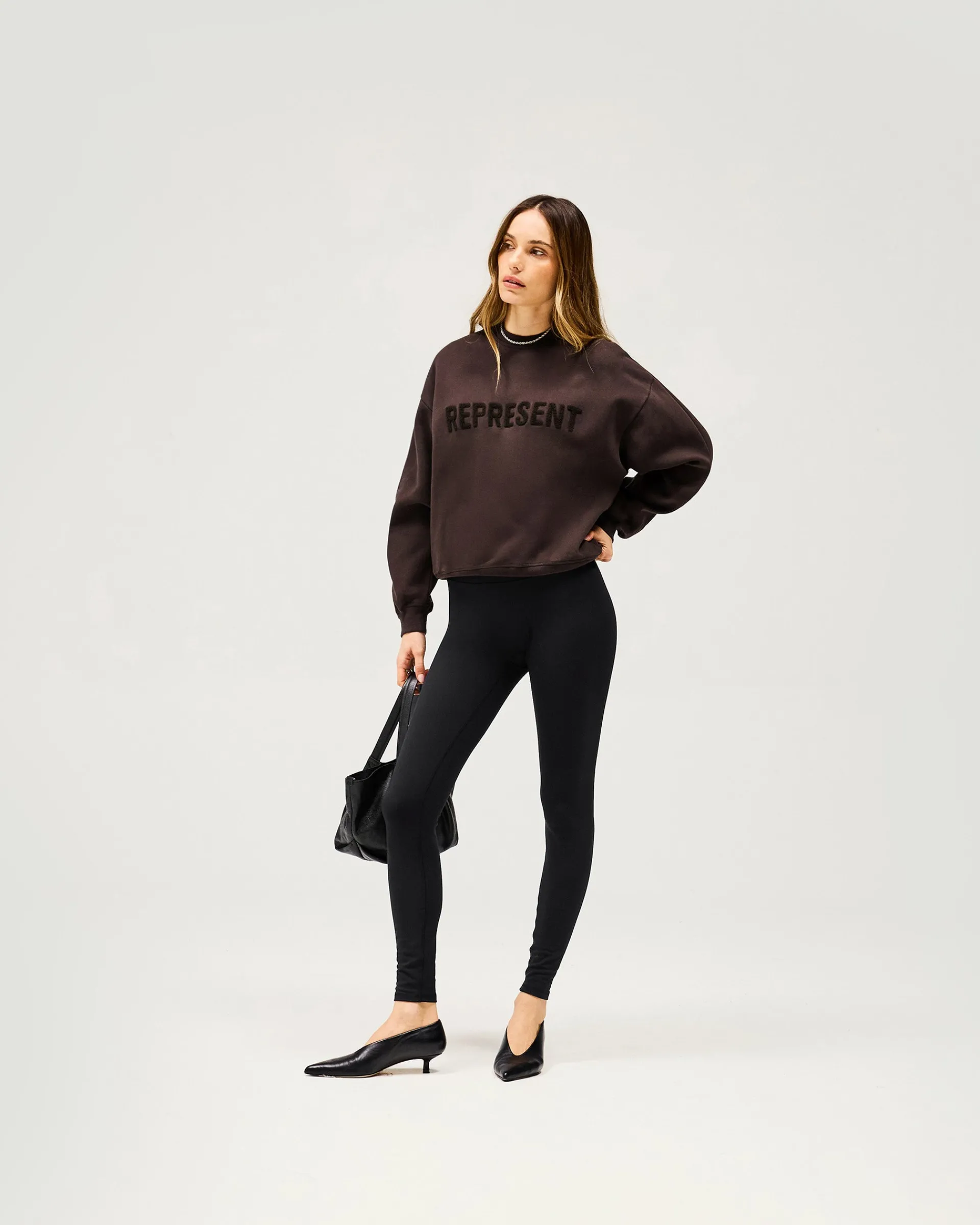 Represent Owners Club Sweater - Black Coffee> Tops/Sweaters
