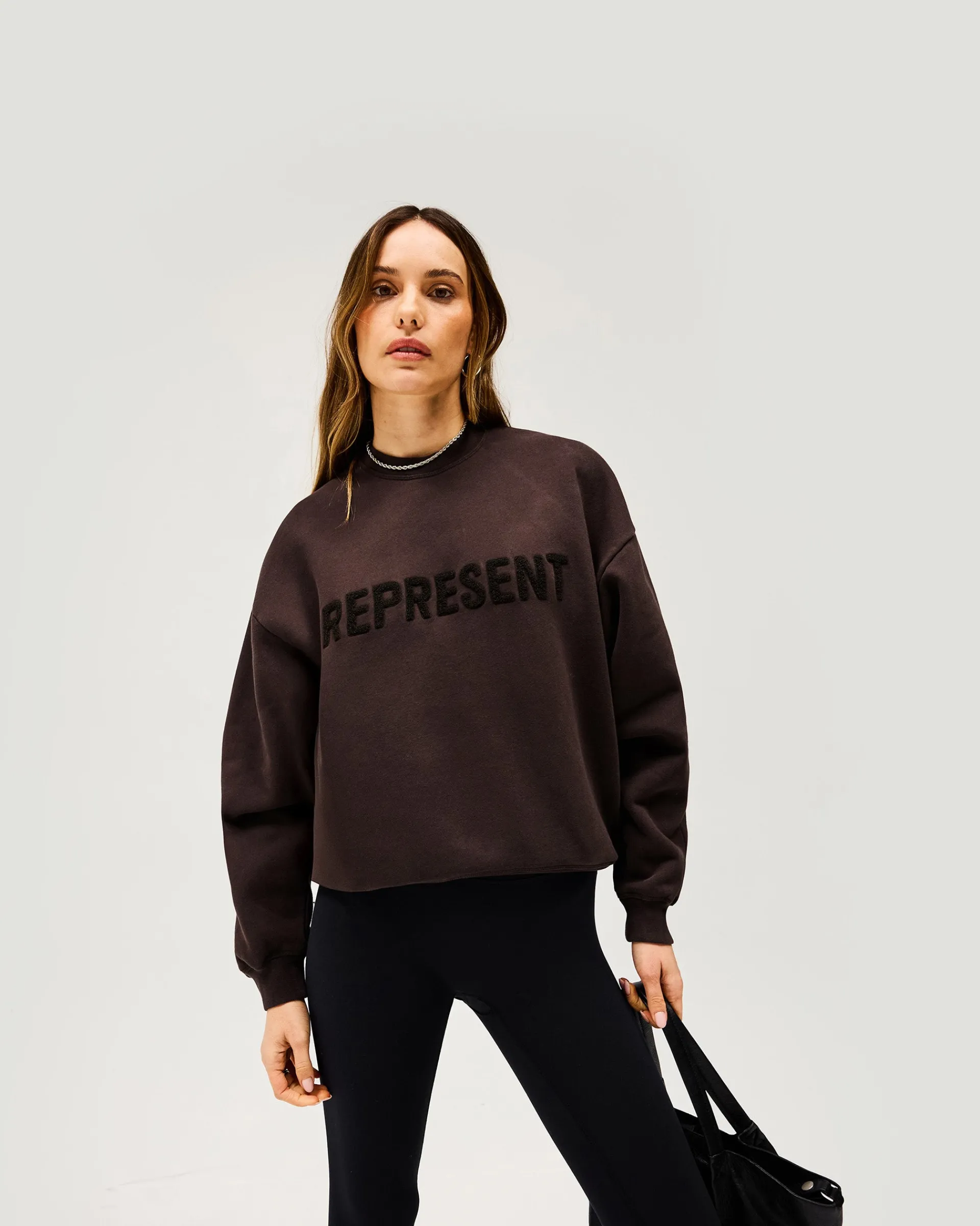 Represent Owners Club Sweater - Black Coffee> Tops/Sweaters