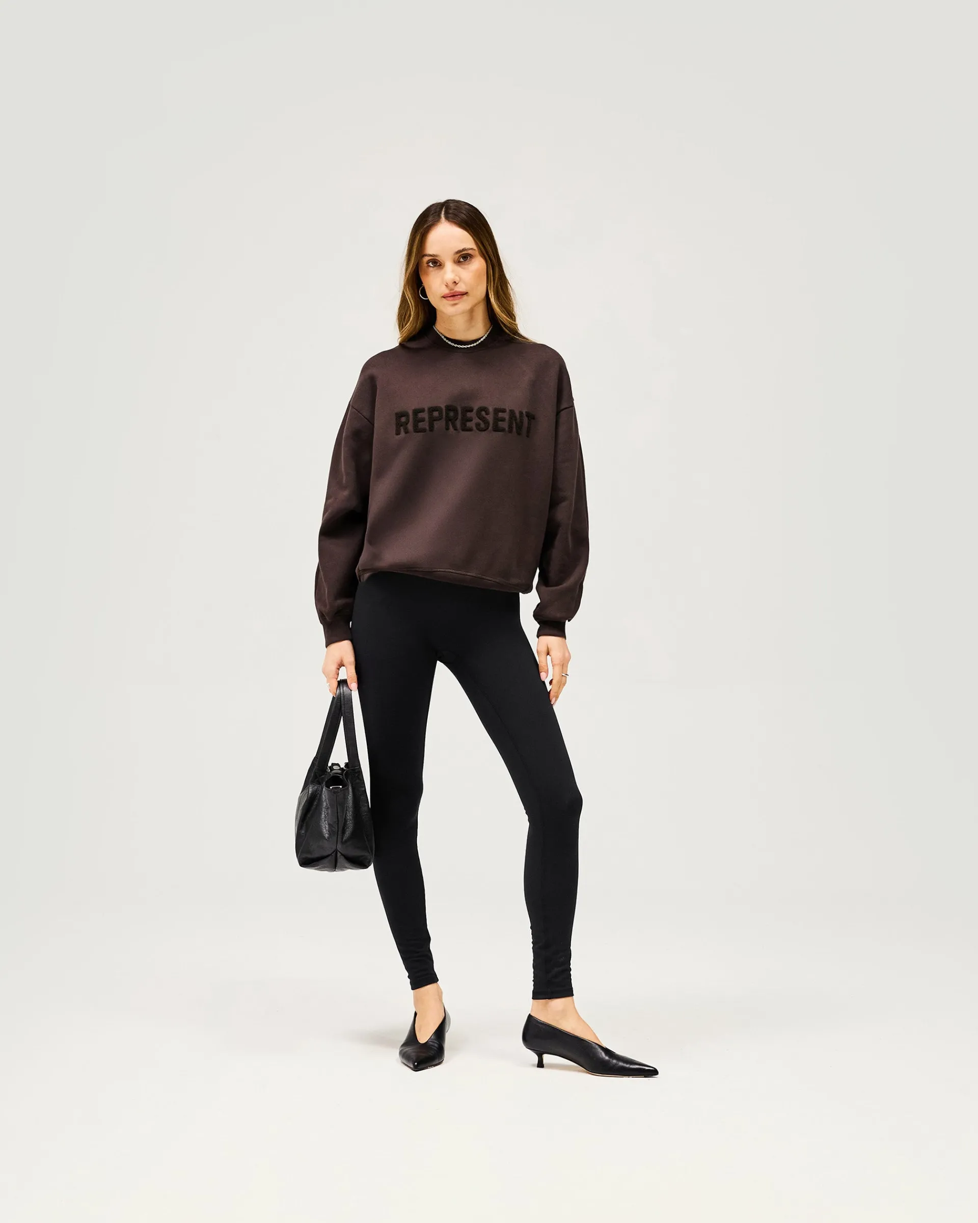 Represent Owners Club Sweater - Black Coffee> Tops/Sweaters