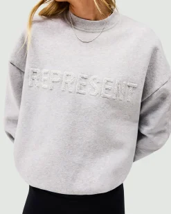 Represent Owners Club Sweater - Grey Marl><noscript><img width=