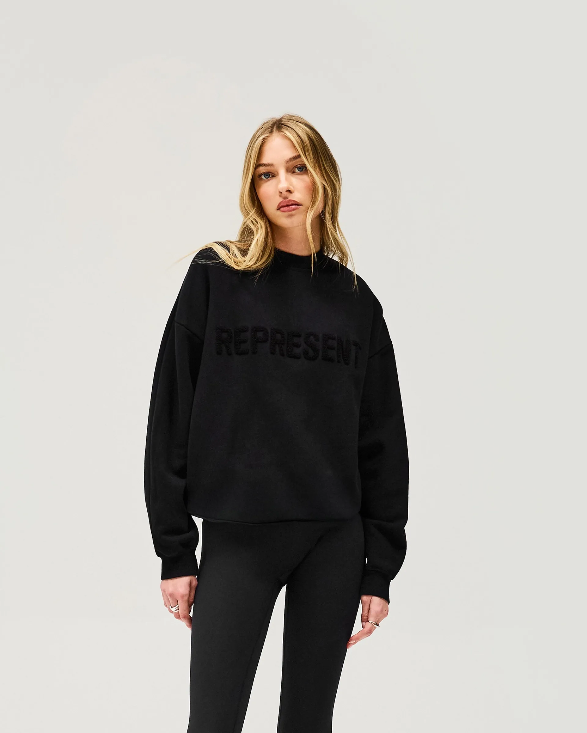 Represent Owners Club Sweater - Jet Black> Tops/Sweaters