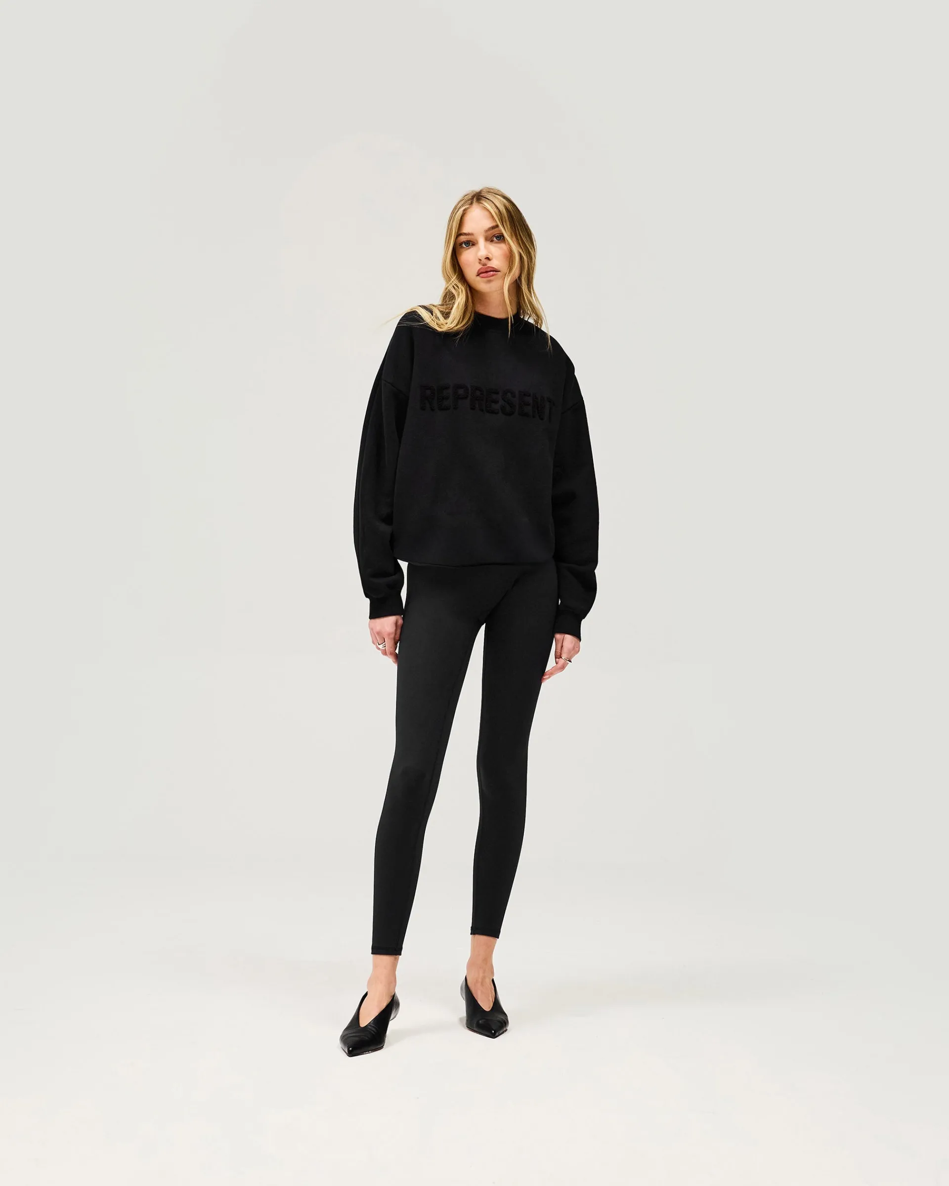 Represent Owners Club Sweater - Jet Black> Tops/Sweaters