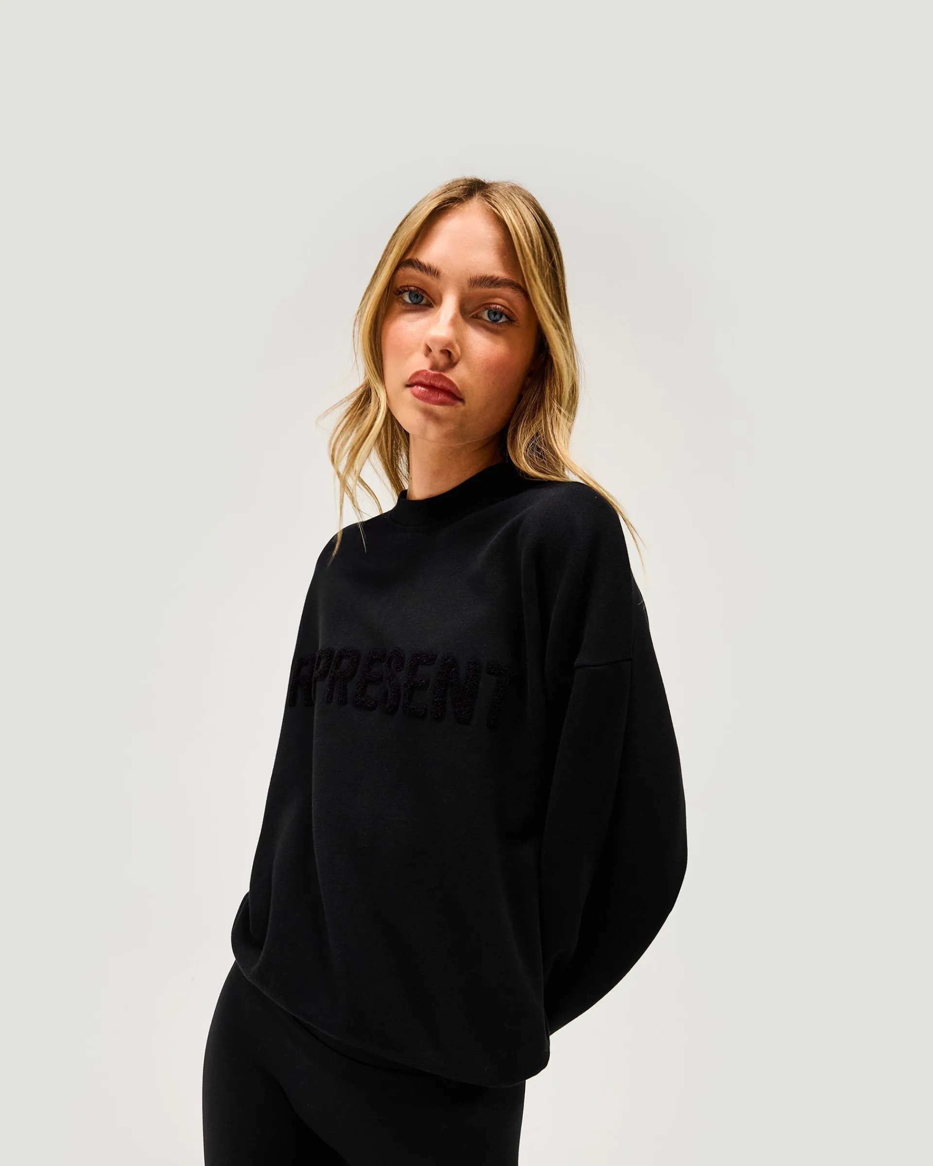 Represent Owners Club Sweater - Jet Black> Tops/Sweaters