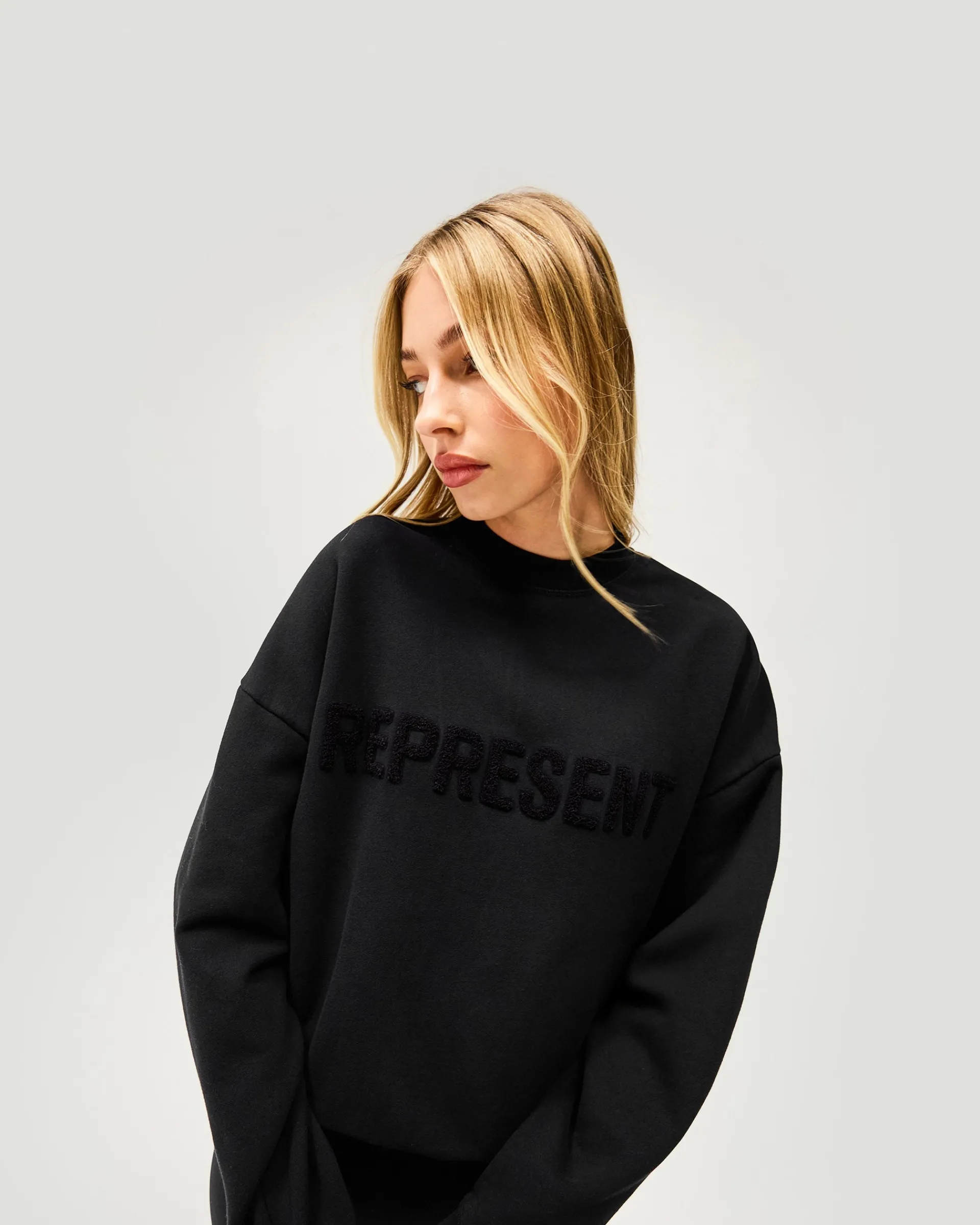 Represent Owners Club Sweater - Jet Black> Tops/Sweaters