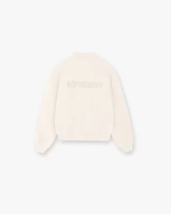 Represent Owners Club Sweater - Oat Milk> Tops/Sweaters