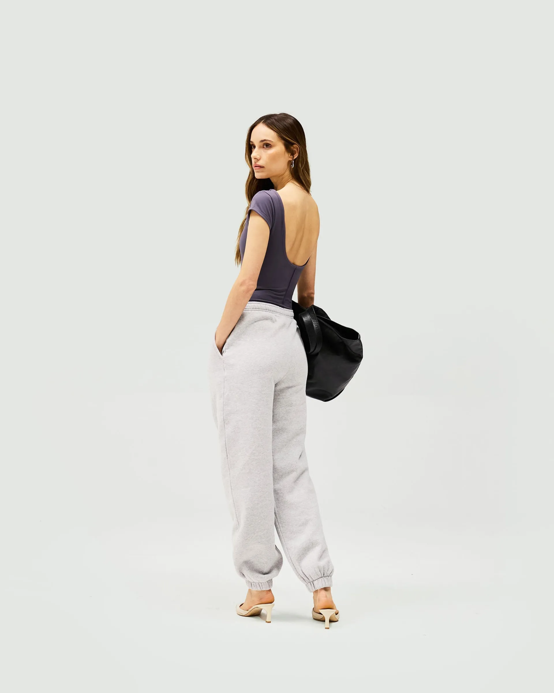 Represent Owners Club Track Pant - Grey Marl> Bottoms/Trackpants