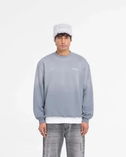 Represent Patron Of The Club Sweater - Washed Grey><noscript><img width=