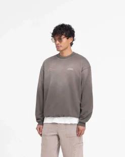 Represent Patron Of The Club Sweater - Washed Olive><noscript><img width=
