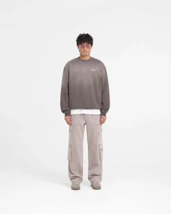 Represent Patron Of The Club Sweater - Washed Olive><noscript><img width=