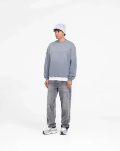 Represent Patron Of The Club Sweater - Washed Grey><noscript><img width=