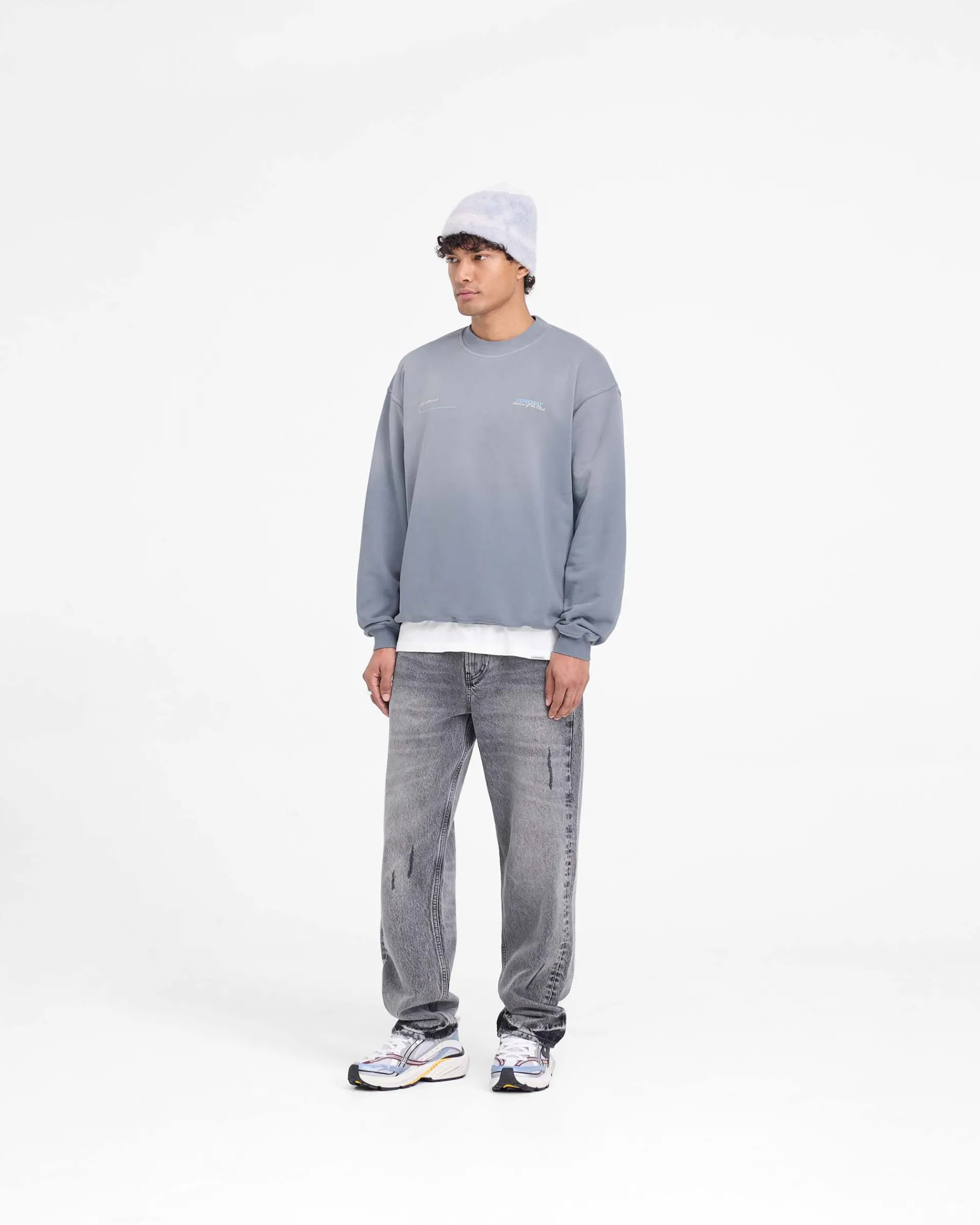 Represent Patron Of The Club Sweater - Washed Grey> Sweaters