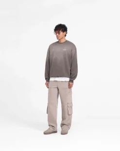 Represent Patron Of The Club Sweater - Washed Olive><noscript><img width=