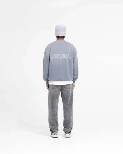 Represent Patron Of The Club Sweater - Washed Grey><noscript><img width=