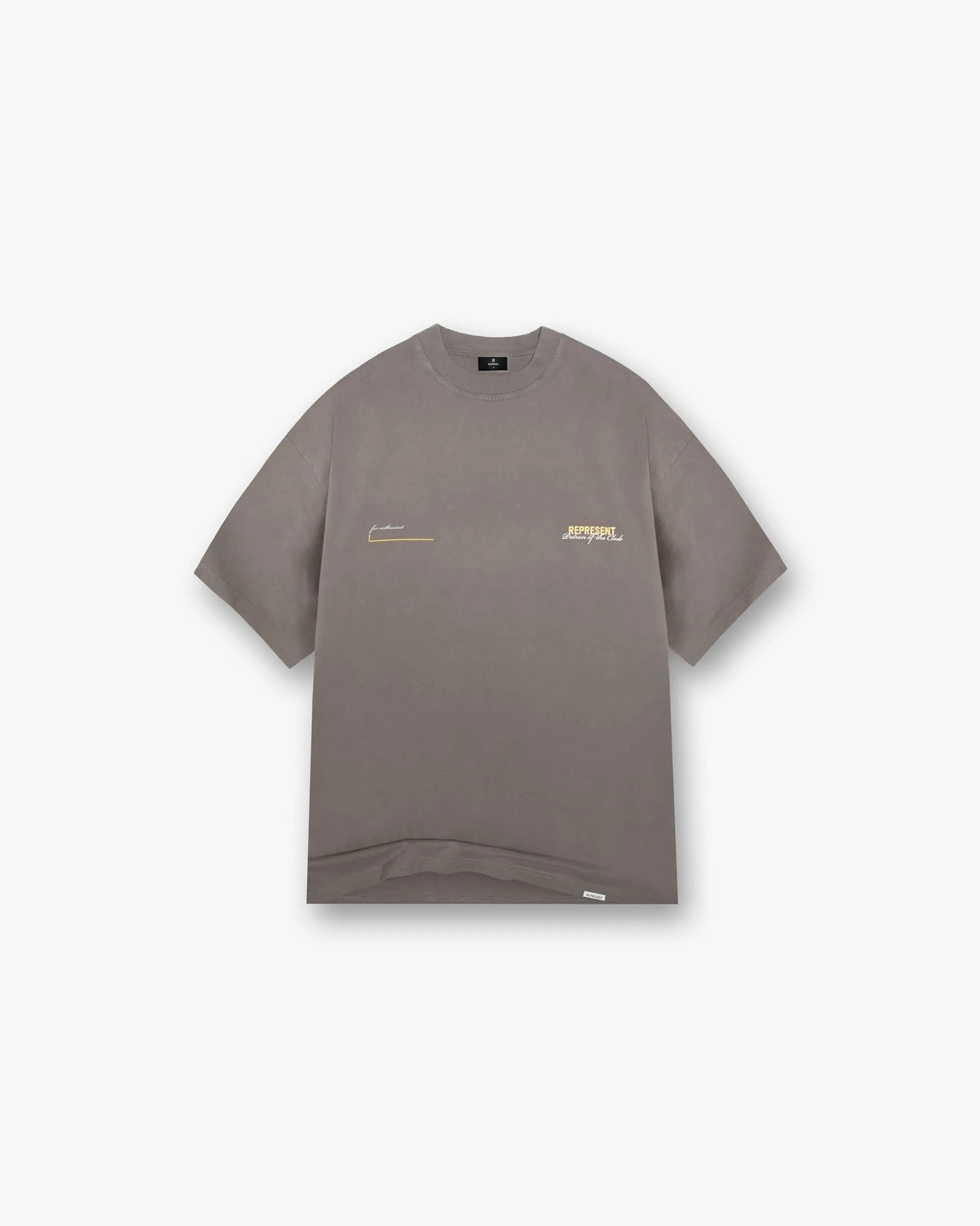 Represent Patron Of The Club T-Shirt - Washed Olive> T-Shirts