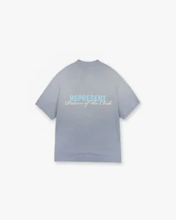 Represent Patron Of The Club T-Shirt - Washed Grey> T-Shirts