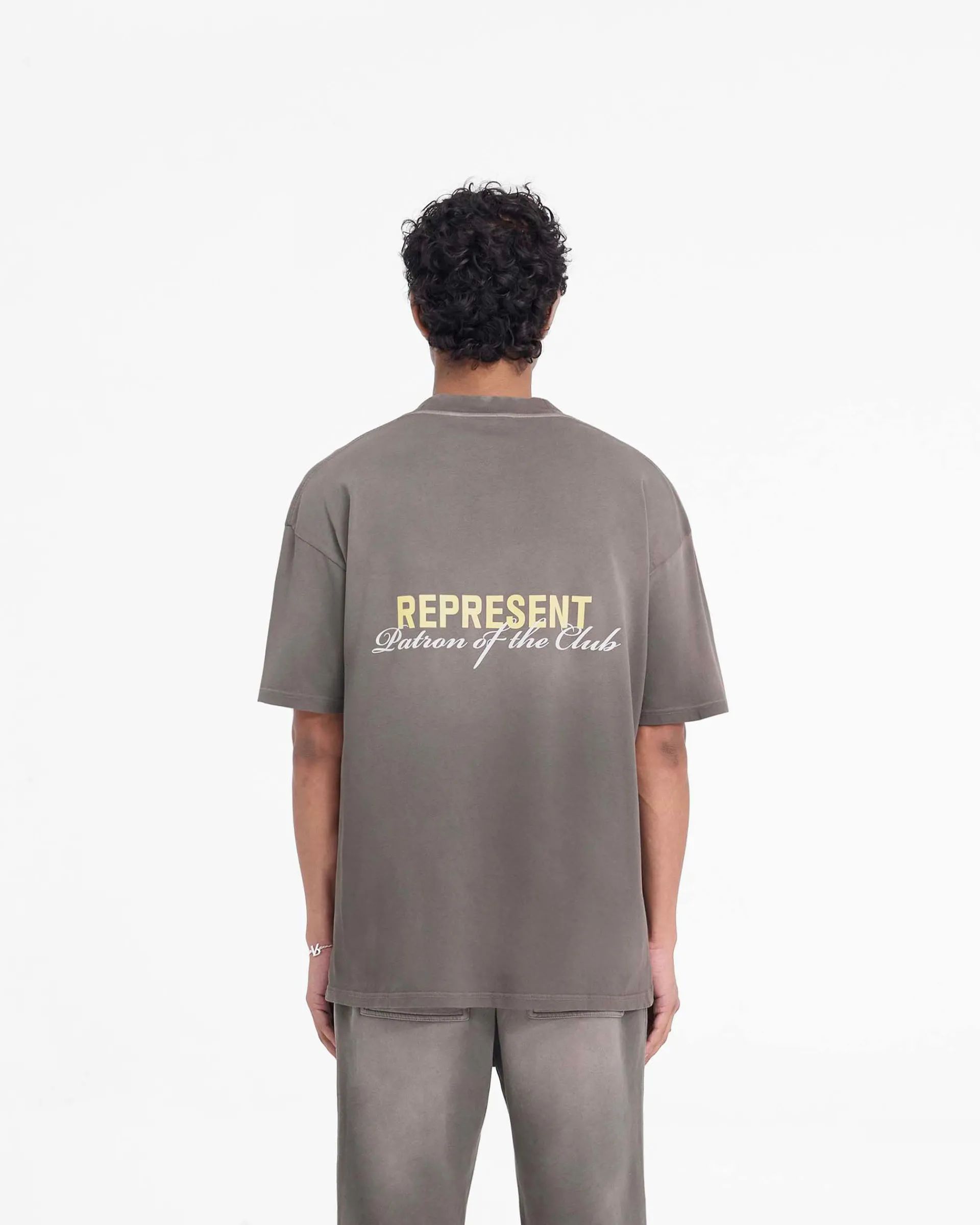 Represent Patron Of The Club T-Shirt - Washed Olive> T-Shirts