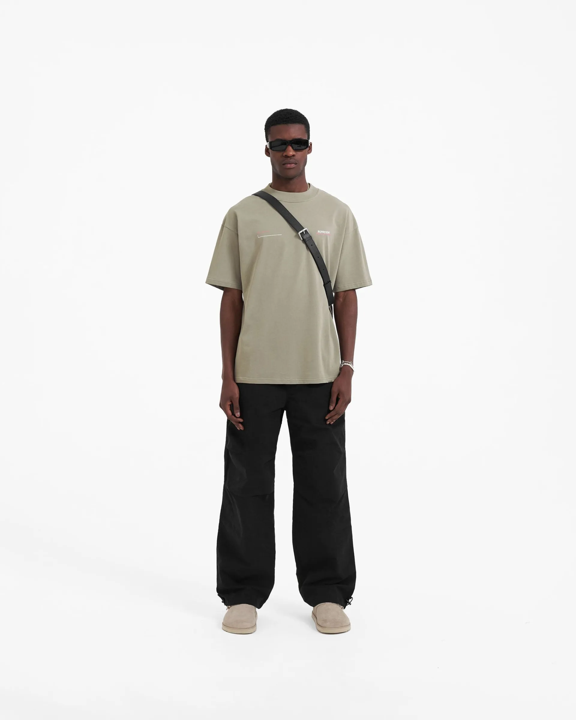 Represent Patron Of The Club T-Shirt - Khaki Pink> T-Shirts