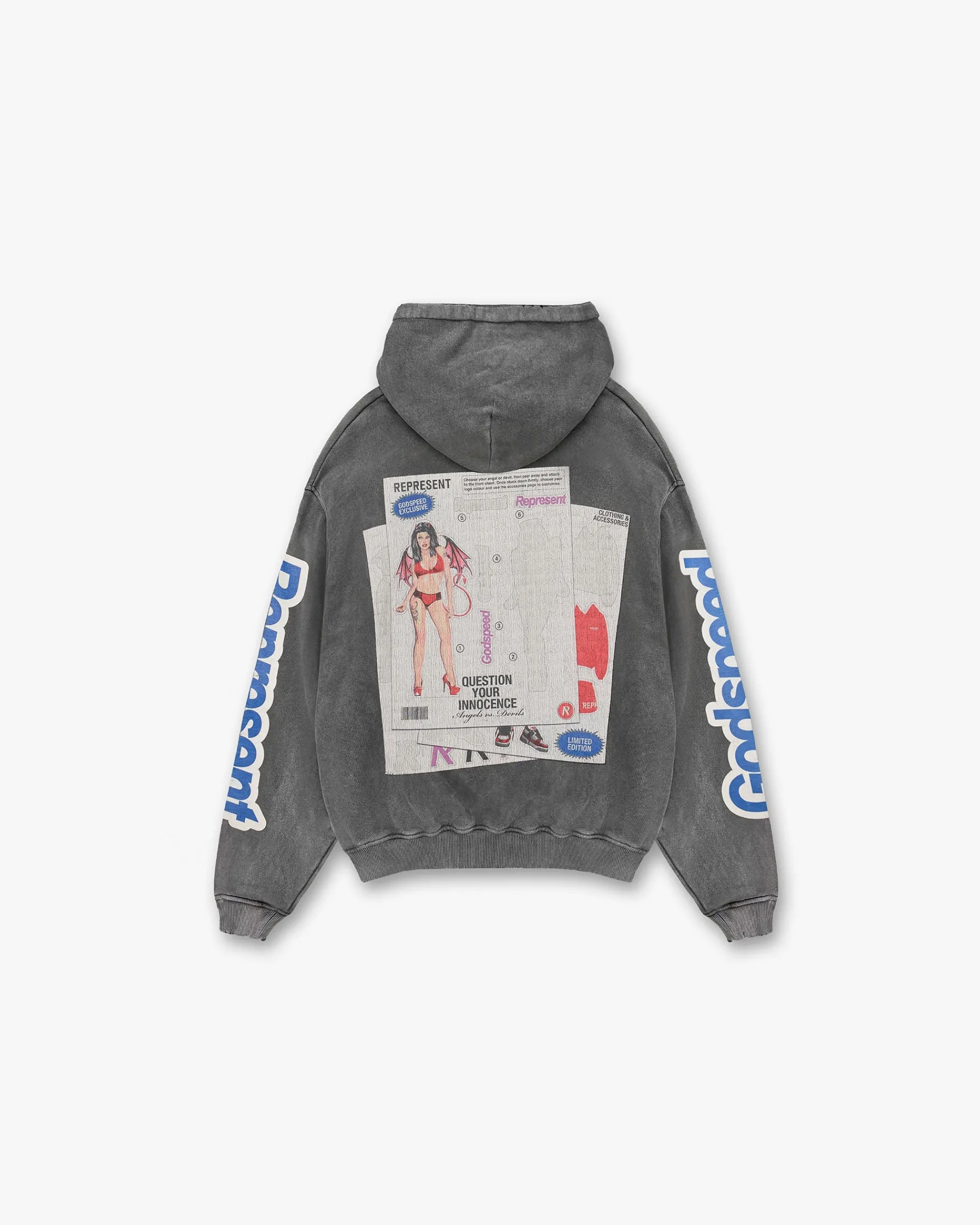 Represent Question Your Innocence Hoodie - Vintage Grey> Hoodies
