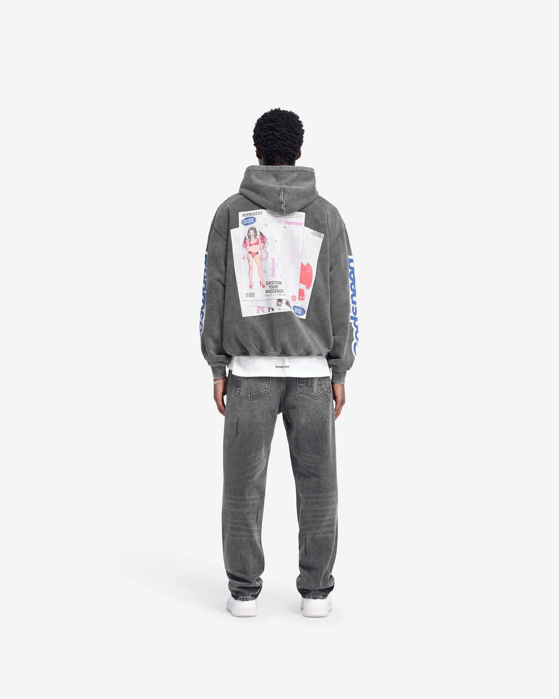 Represent Question Your Innocence Hoodie - Vintage Grey> Hoodies
