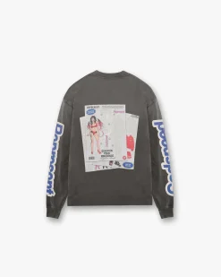 Represent Question Your Innocence Long Sleeve T-Shirt - Vintage Grey> T-Shirts