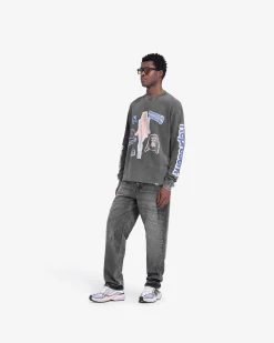 Represent Question Your Innocence Long Sleeve T-Shirt - Vintage Grey><noscript><img width=