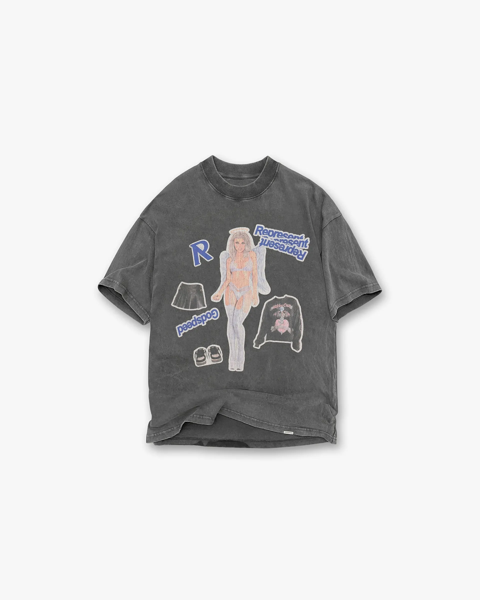 Represent Question Your Innocence T-Shirt - Vintage Grey> T-Shirts