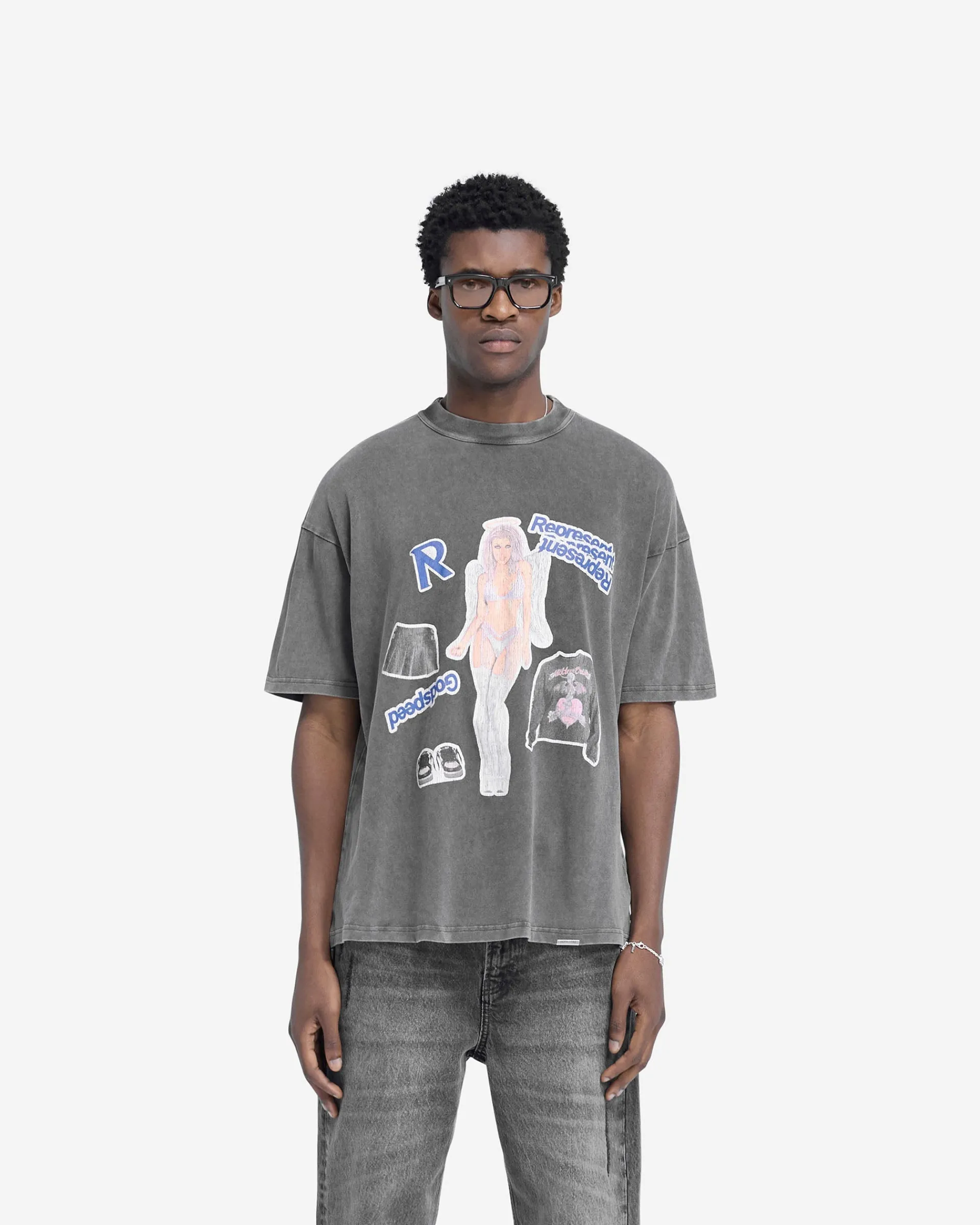 Represent Question Your Innocence T-Shirt - Vintage Grey> T-Shirts