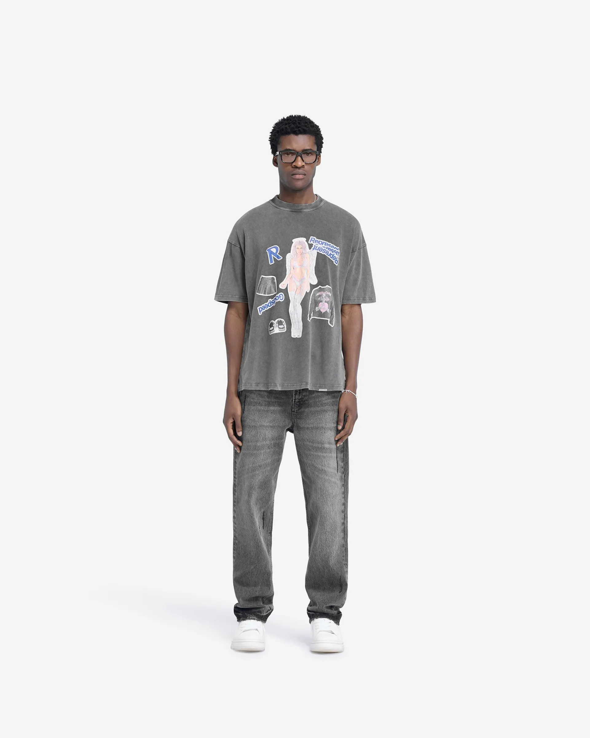 Represent Question Your Innocence T-Shirt - Vintage Grey> T-Shirts