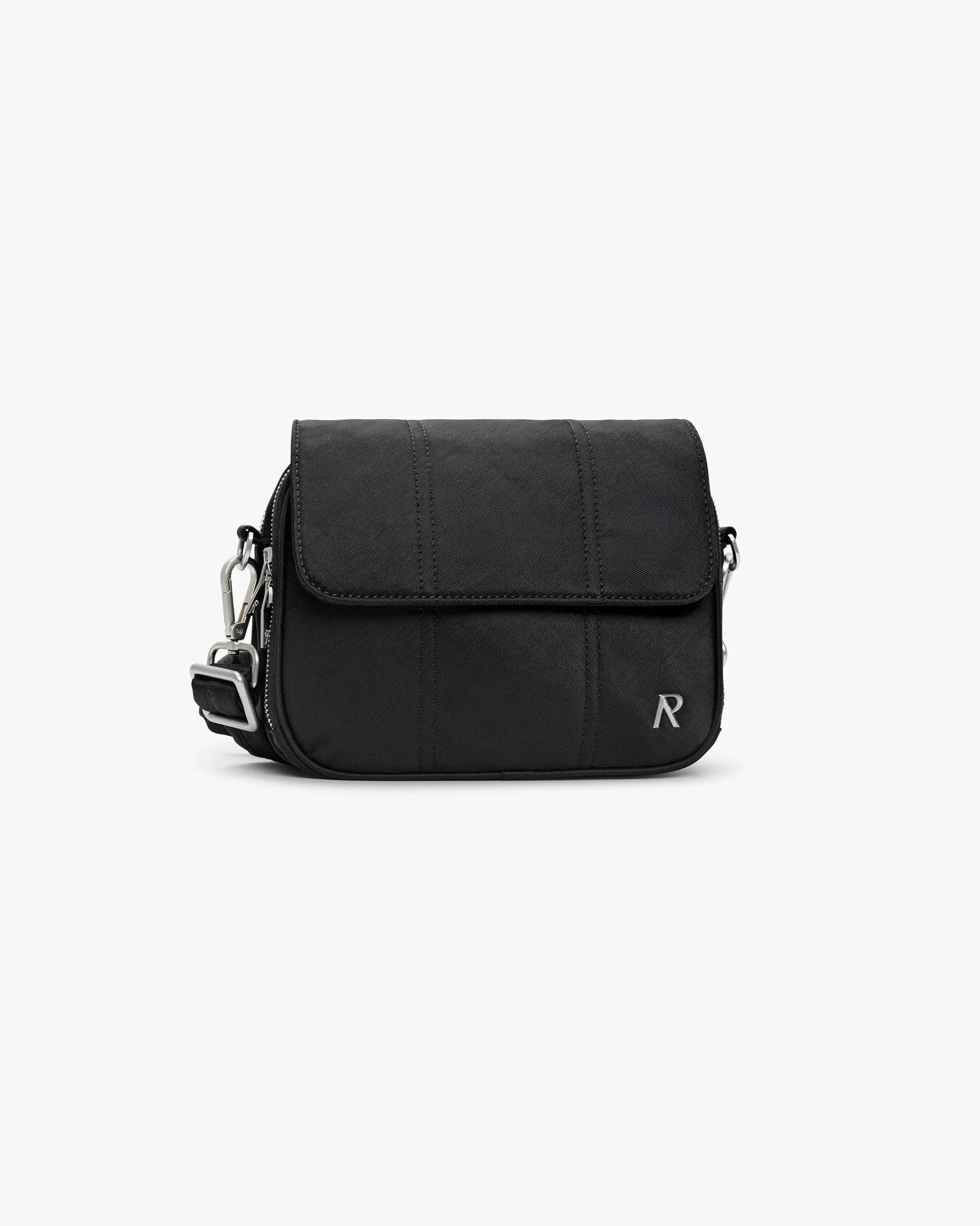 Represent Quilted Crossbody Bag - Jet Black> Bags