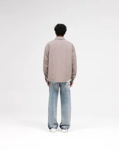 Represent Quilted Overshirt - Mid Grey><noscript><img width=