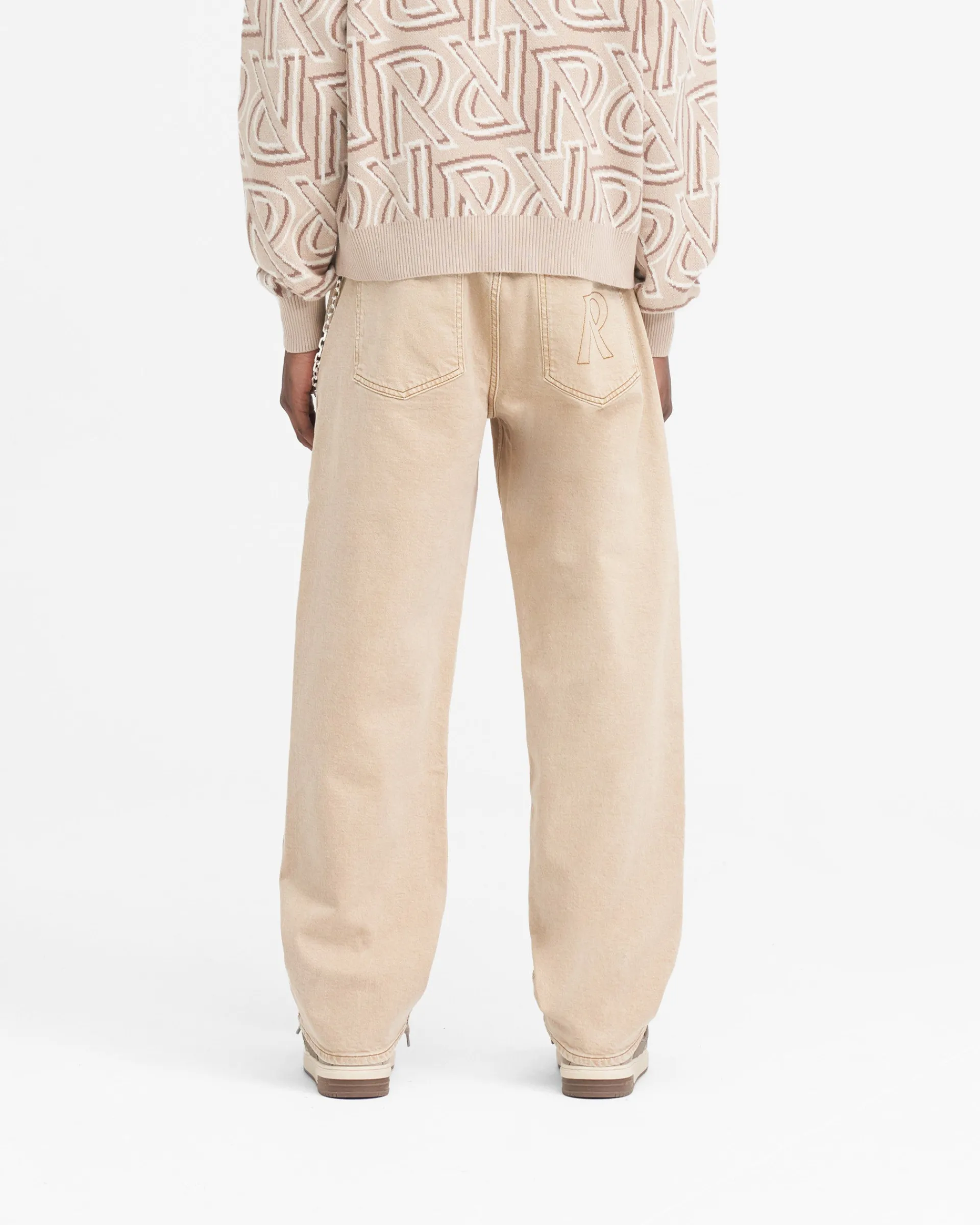 Represent R3 Baggy Denim - Dirt Cashmere> Denim