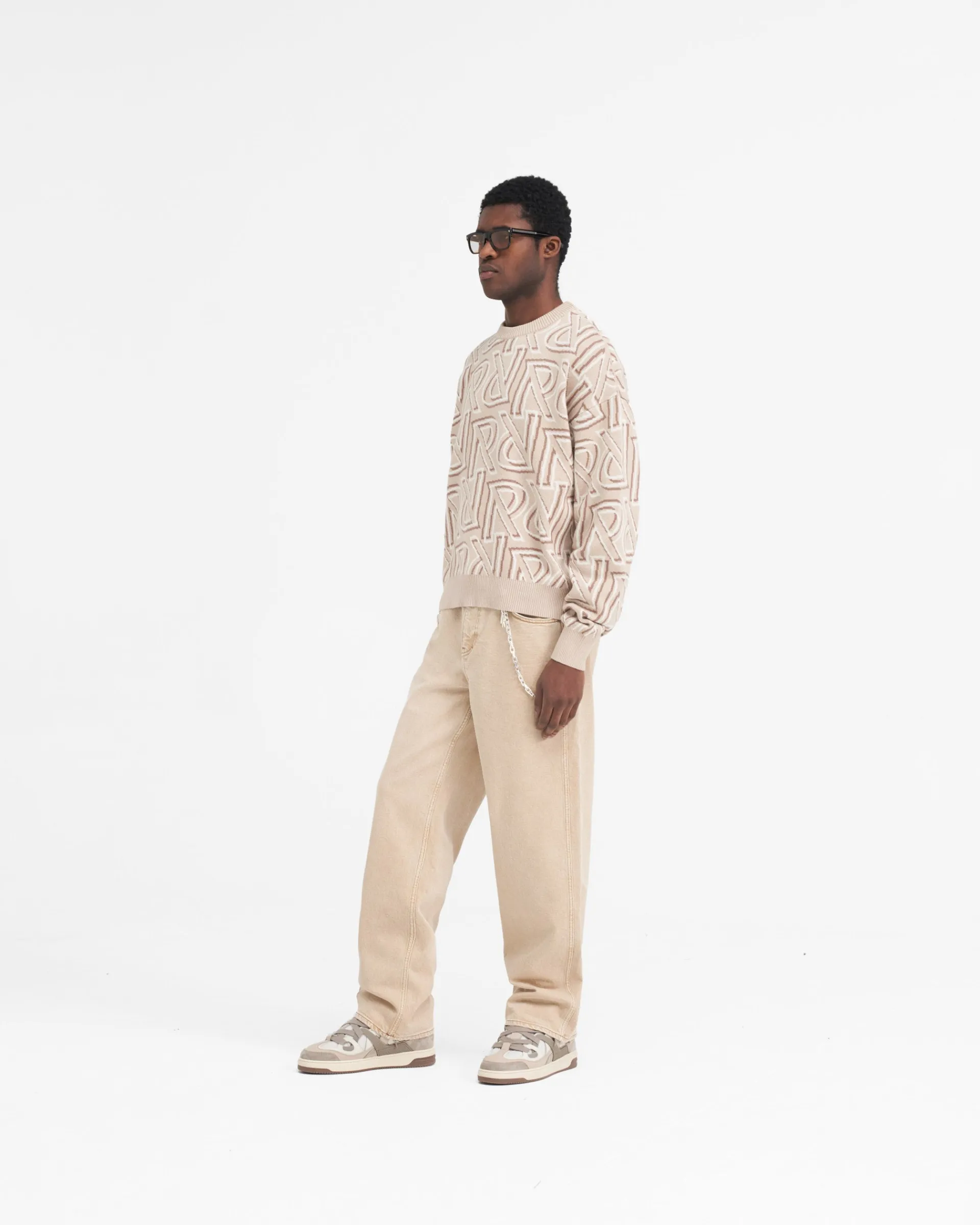 Represent R3 Baggy Denim - Dirt Cashmere> Denim