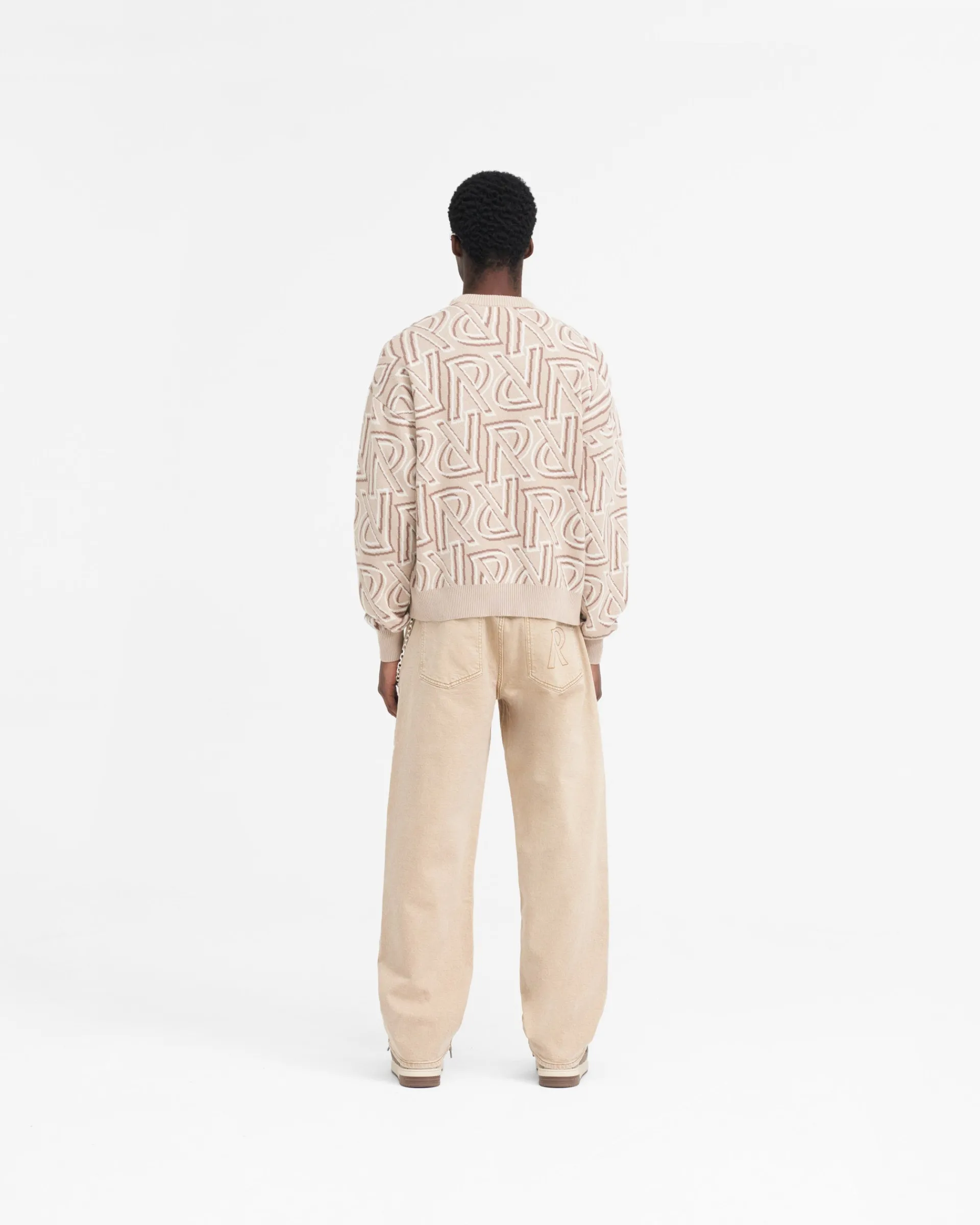 Represent R3 Baggy Denim - Dirt Cashmere> Denim