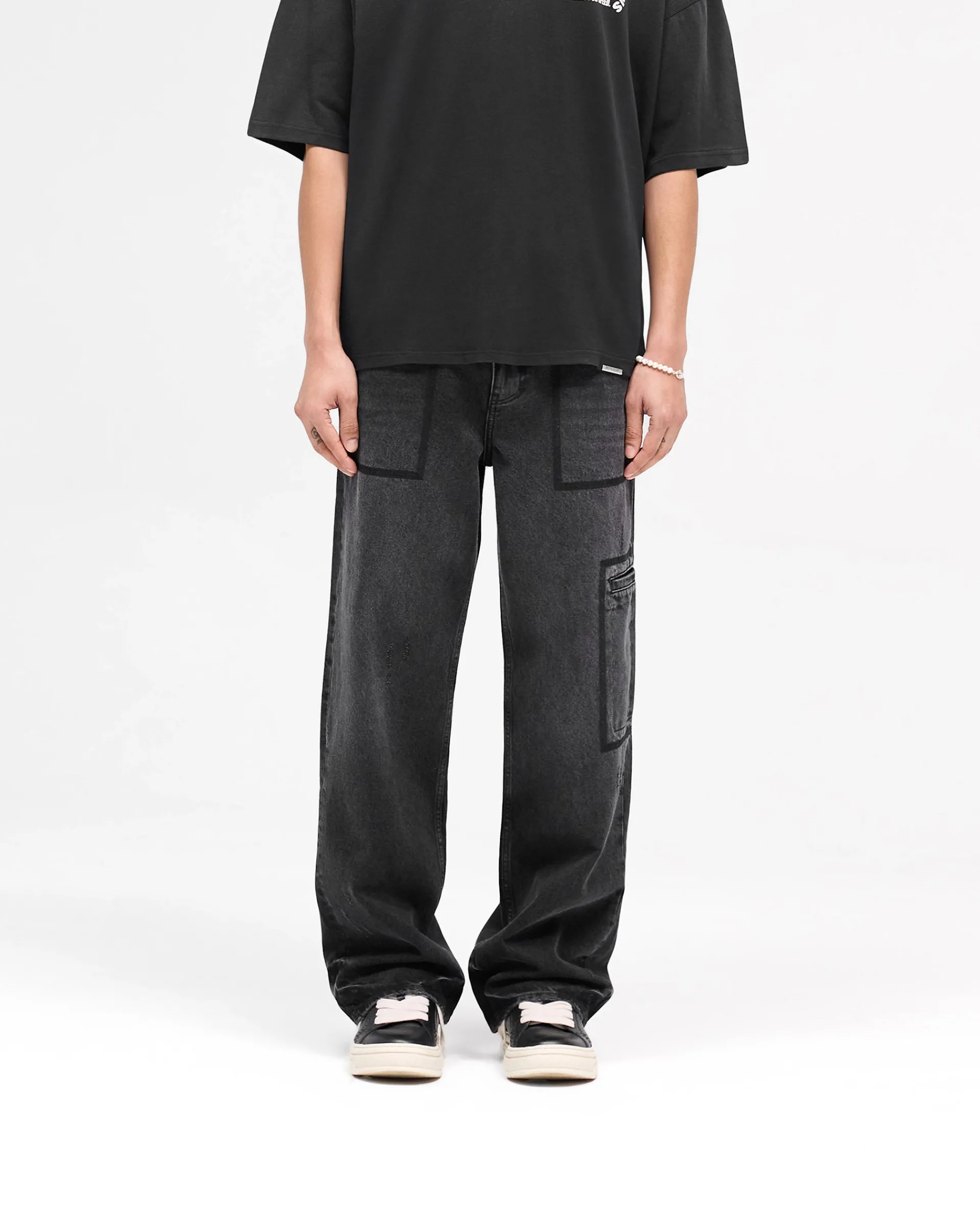 Represent R3 Drive Denim - Jet Black> Denim