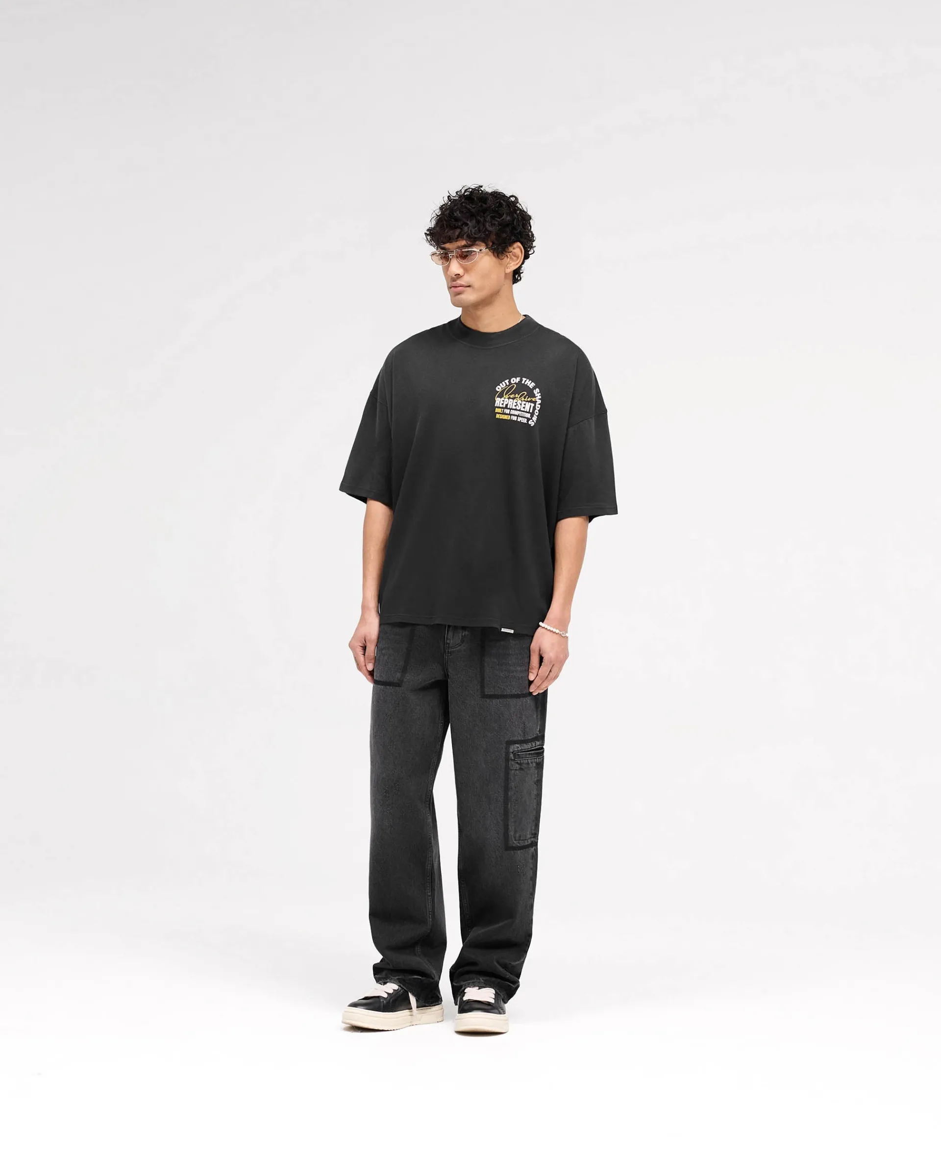 Represent R3 Drive Denim - Jet Black> Denim