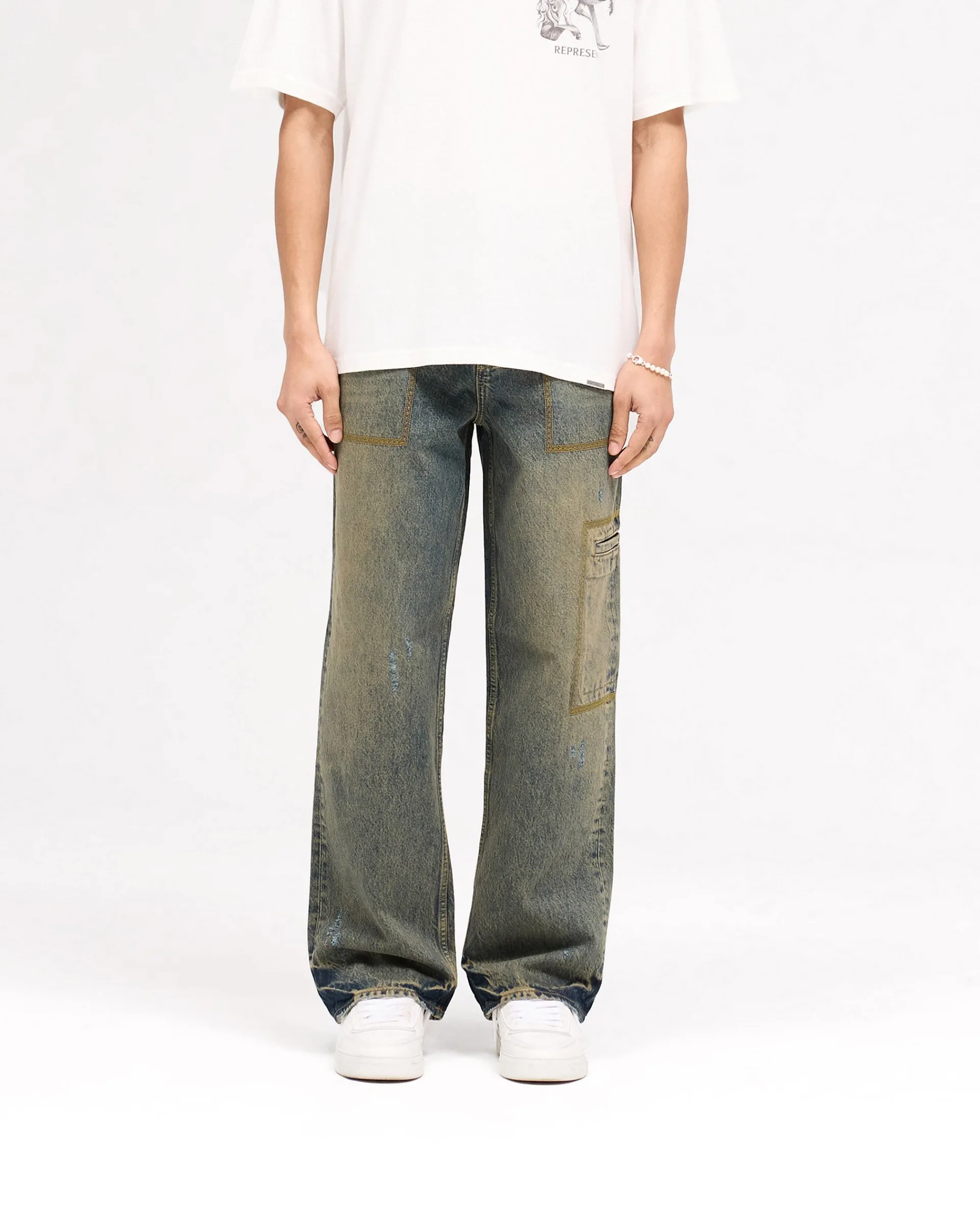 Represent R3 Drive Denim - Tobacco Blue> Denim