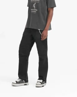 Represent R2 Stepped Hem Denim - Off Black> Denim