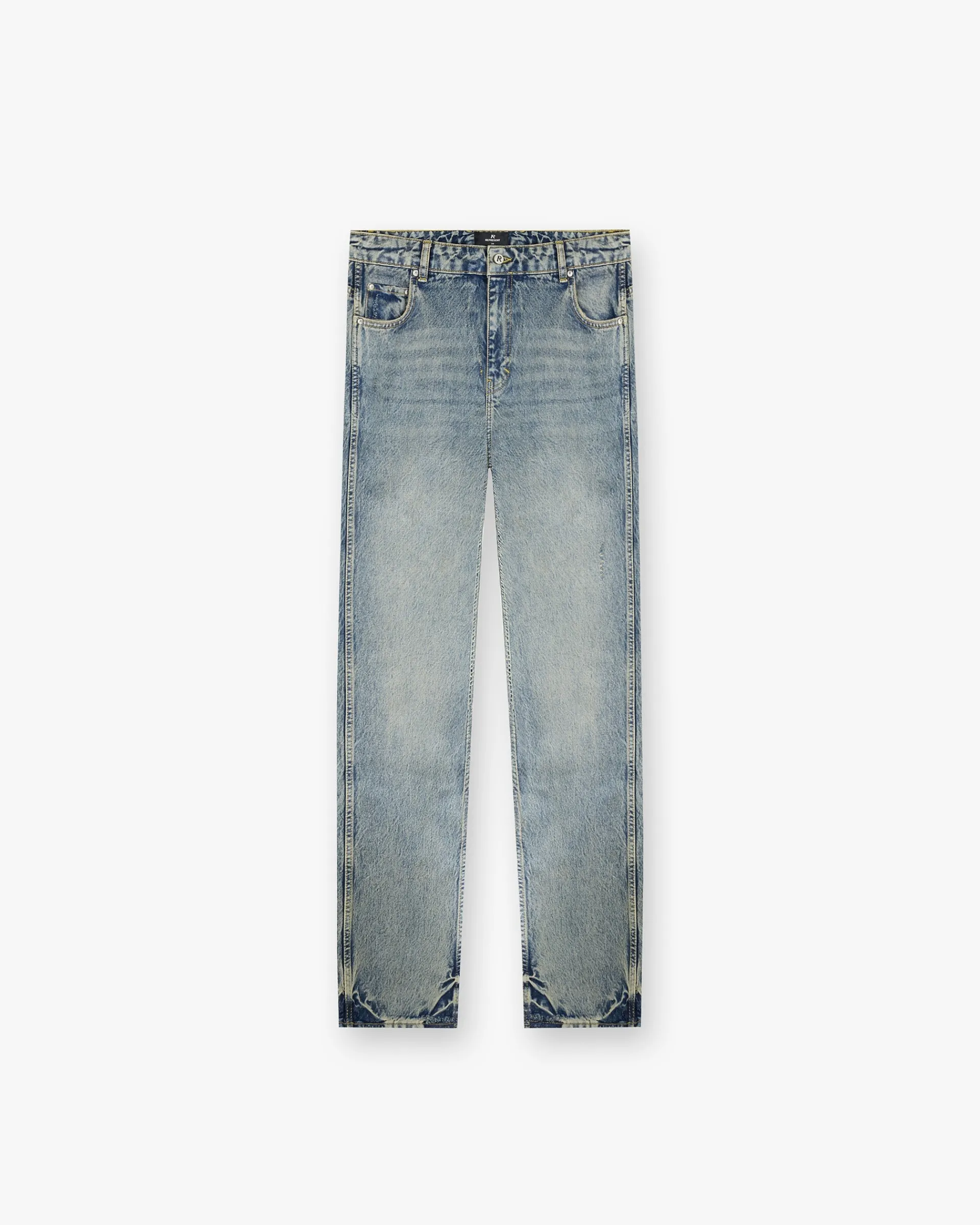 Represent R2 Straight Leg Denim - Mid Blue> Denim